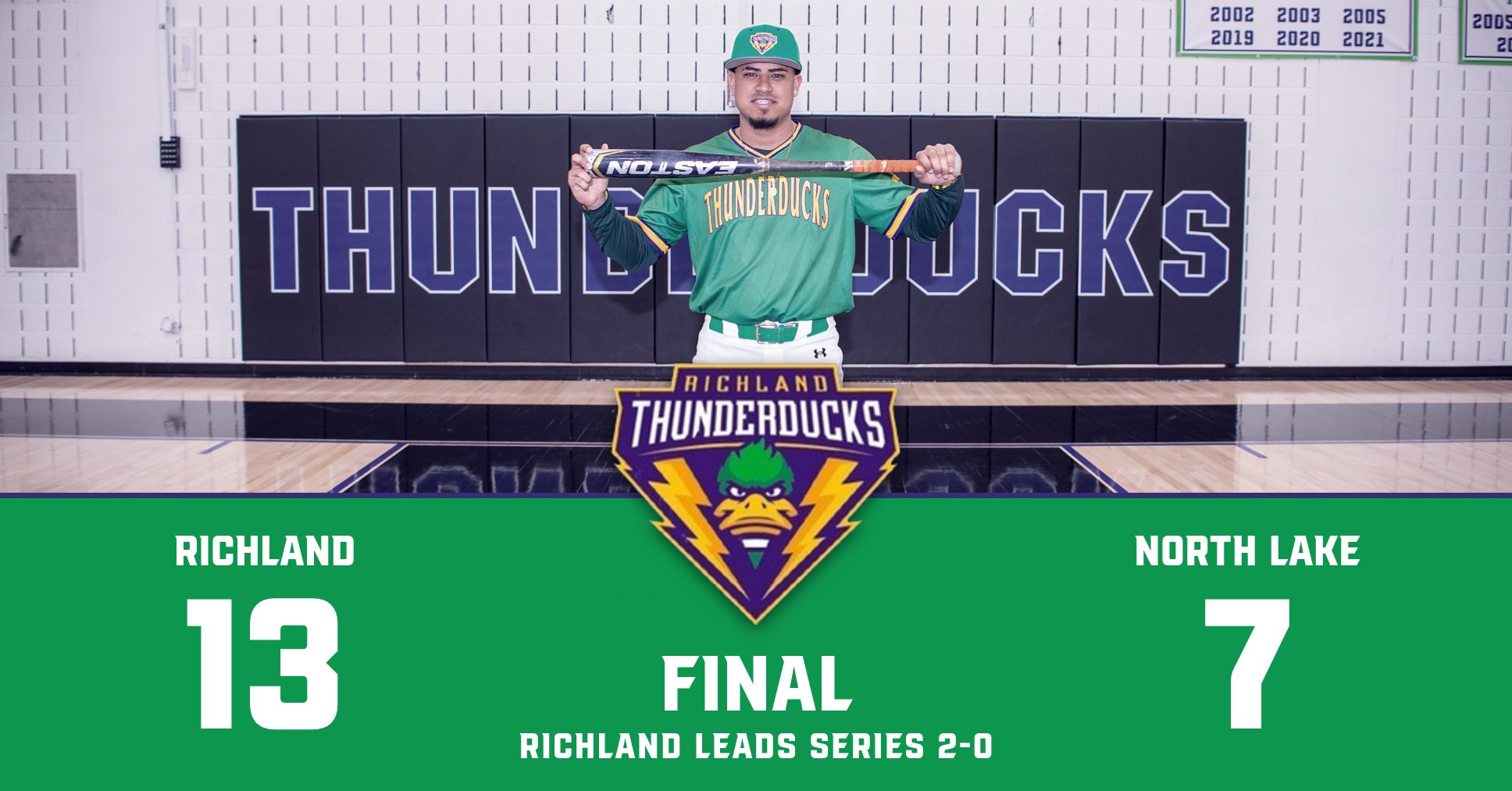 Richland Pounds 15 Hits to Clinch District Tourney Bye