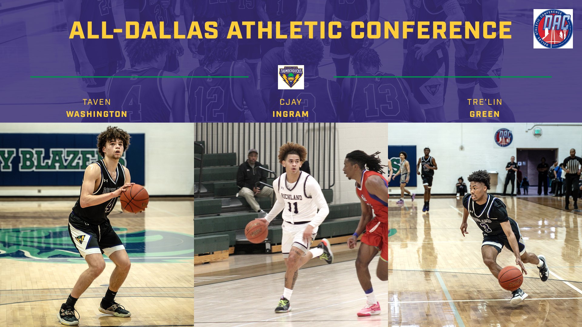 Washington Named DAC Offensive Player of Year, Richland Collects Three Honors