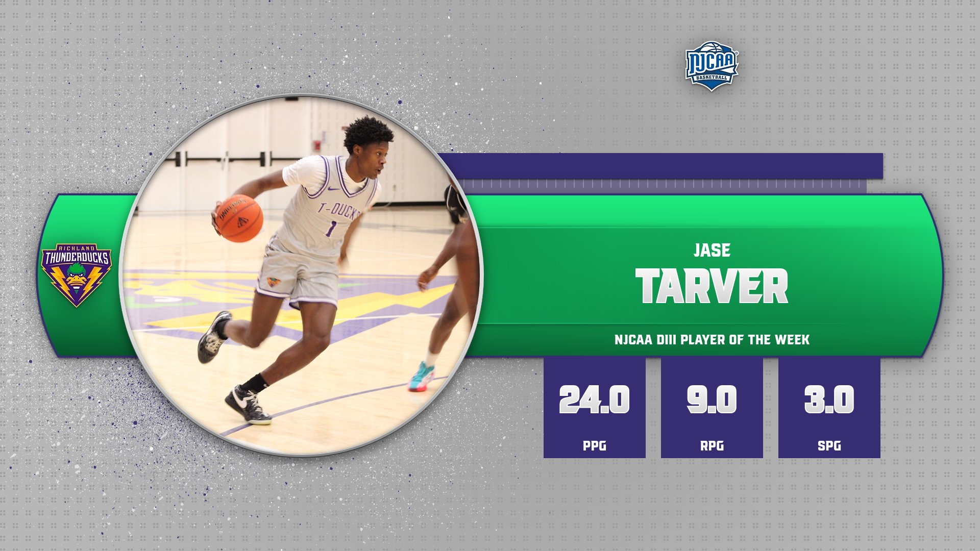 Tarver Named National Player of Week