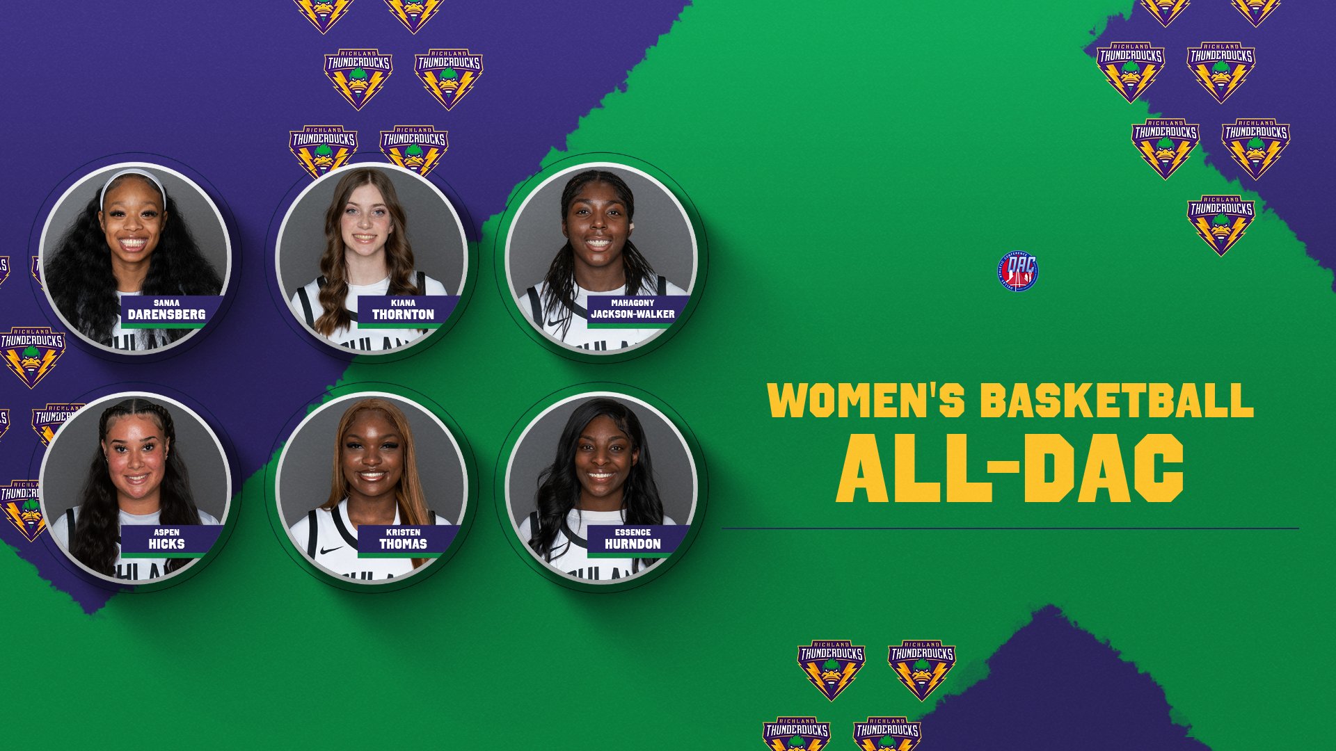 Women's Basketball Collects 6 All-DAC Honors