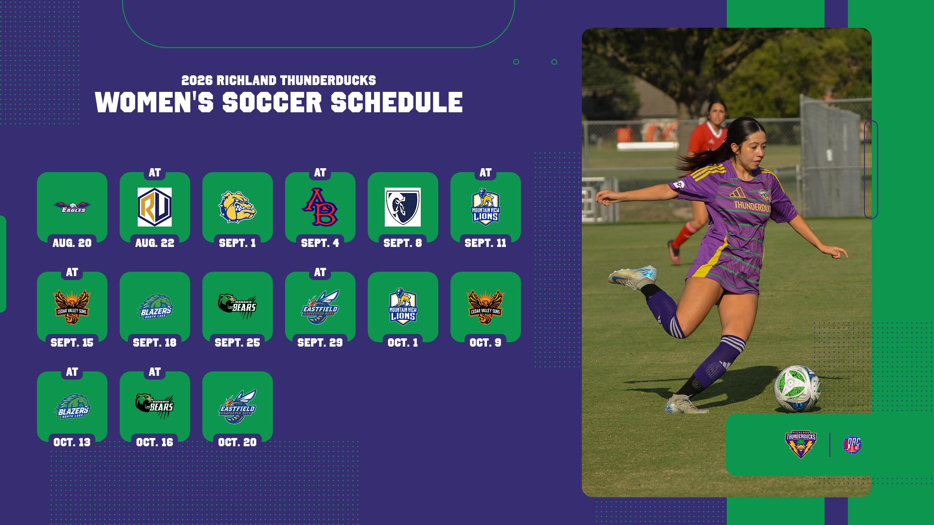 Richland Women's Soccer Kicks Off Aug. 20